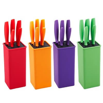 Bergner Nož set 5 kom na stalku Renberg red RB-2510-R