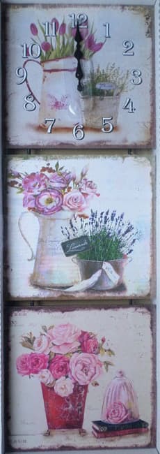 Trodelni zidni sat M1