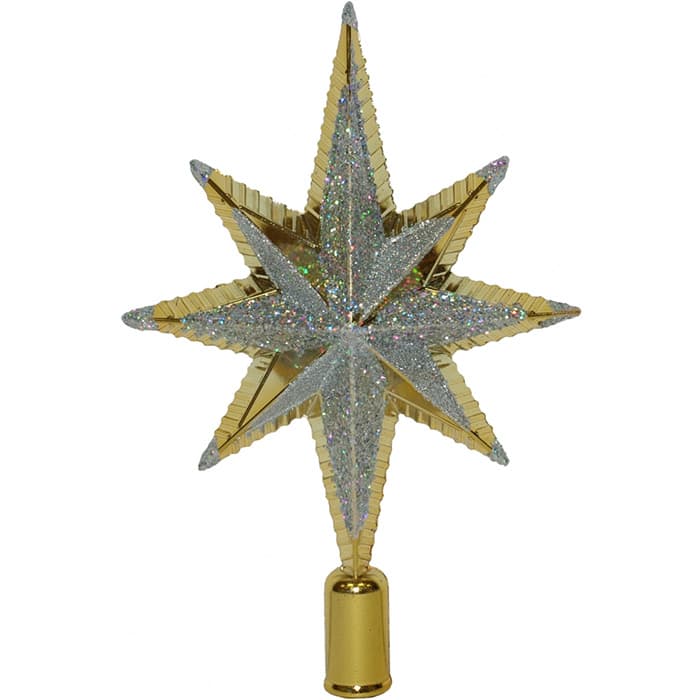 Vrh Za Jelku Zvezda 3D 28 cm