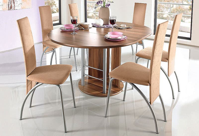 Trpezarijska garnitura 5 delova Oscar Nicoleta NoceCuo CaribuCappuccino