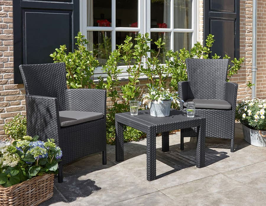 Baštenska Garnitura Allibert Rosario - 2 Fotelje i Stočić