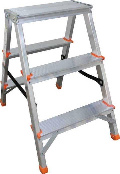 Kućne aluminijumske dvostrane merdevine BSS 3