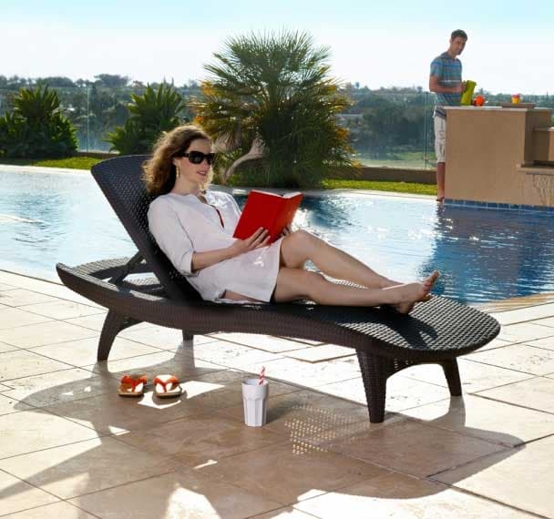 Ležaljka sa podesivim naslonom Keter Pacific 203729