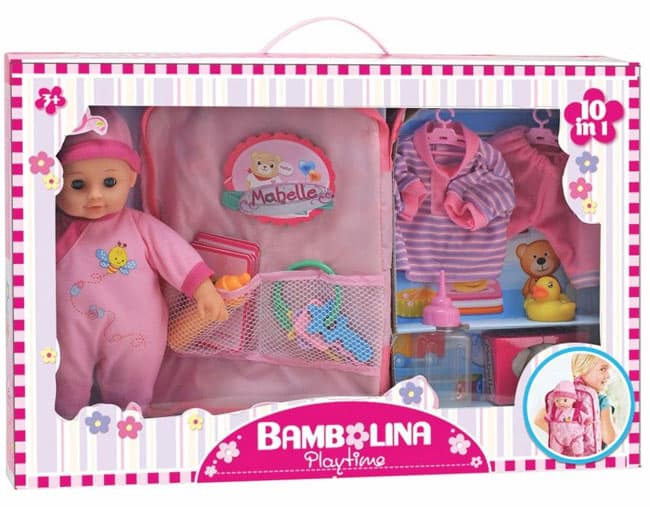 Beba Bambolina Dimian sa nosiljkom i dodacima DI1408