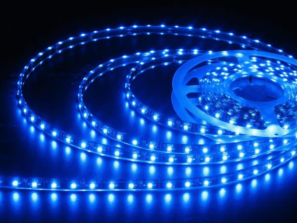 Led traka Plava 60 Led/m 4.8W/m 5m kotur IP68 3528B-60-ET 020189