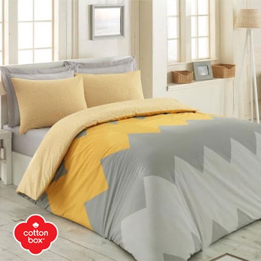 Posteljina Cotton Box Chevron dupla 61014/12