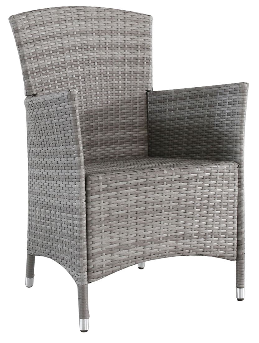 Baštenska Fotelja Od PE Ratana Grey Atlantic