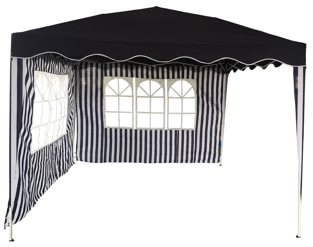 Sklopiva Tenda Paviljon 3 x 3 m Sa Dve Bočne Strane