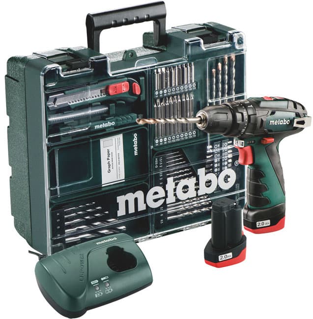 Akumulatorska bušilica Metabo PowerMaxx SB sa koferom i priborom 600385870