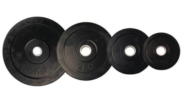 Gumirani čelični teg 20kg 30mm 291455