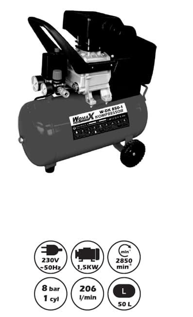 Kompresor za vazduh WDK850-1