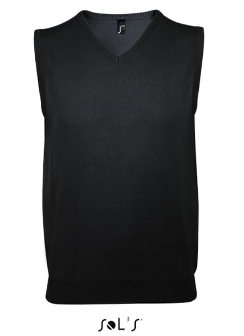 Sols Unisex prsluk Gentleman Black veličina XXL 00591