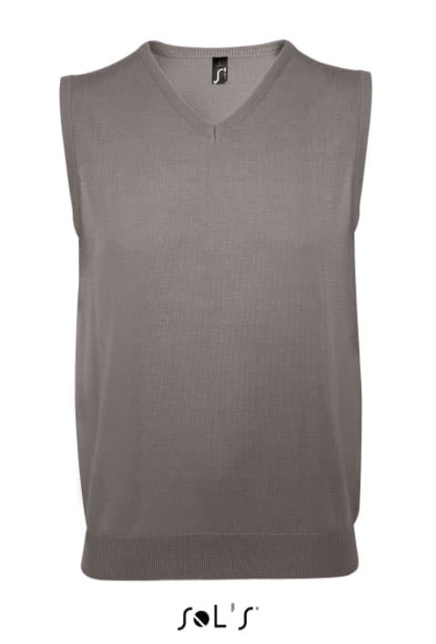 Sols Uniseks prsluk - pulover Gentleman Grey veličina XL 00591