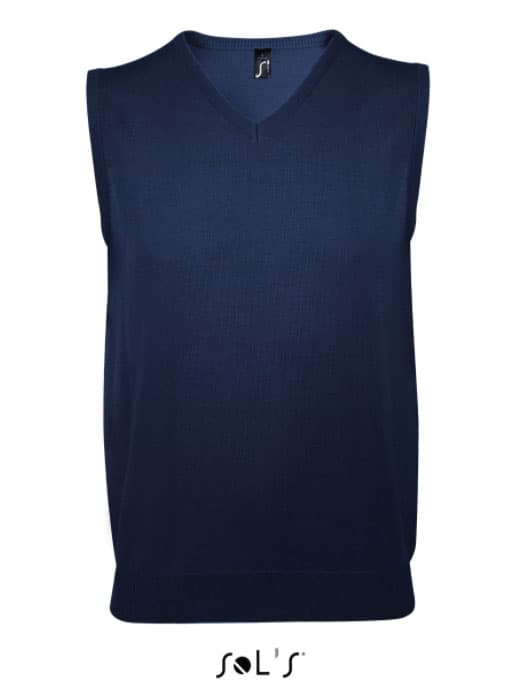 Sols Prsluk - pulover uniseks Gentleman Navy veličina XL 00591