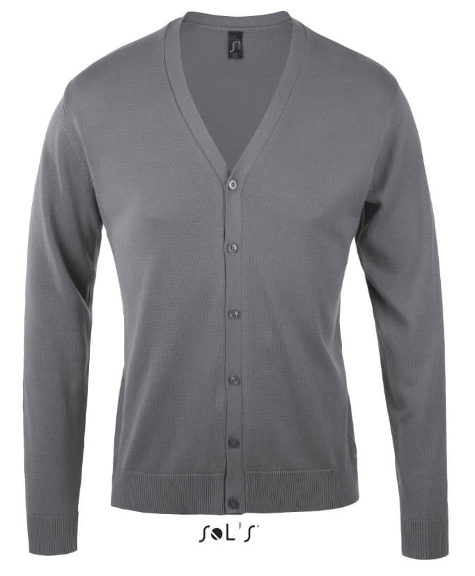 Sols Golden Men Klasičan muški džemper Grey veličina M 90011