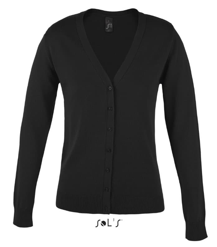 Sols Golden Women Klasičan ženski džemper Black veličina L 90012