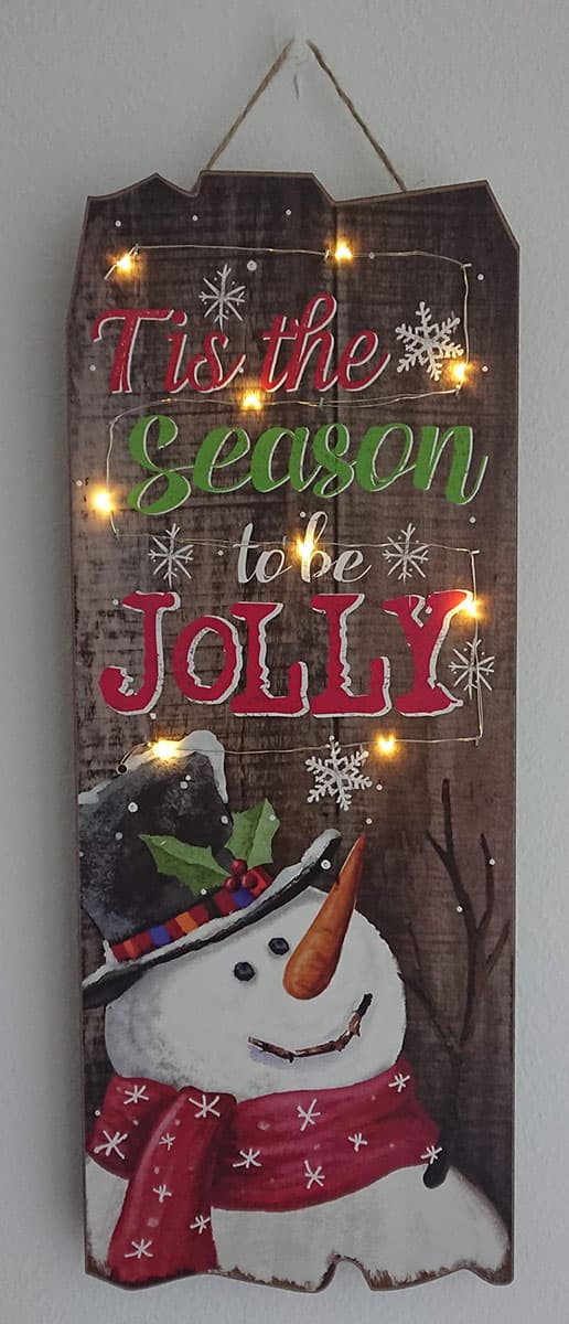 Svetleća Dekoracija - Jolly Christmas 20 x 50 cm