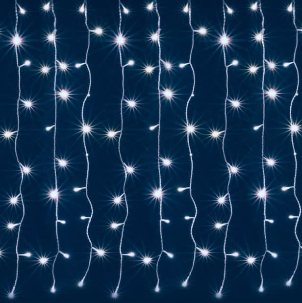 Novogodišnja LED zavesa 120x140cm sa 168 hladno belih lampica