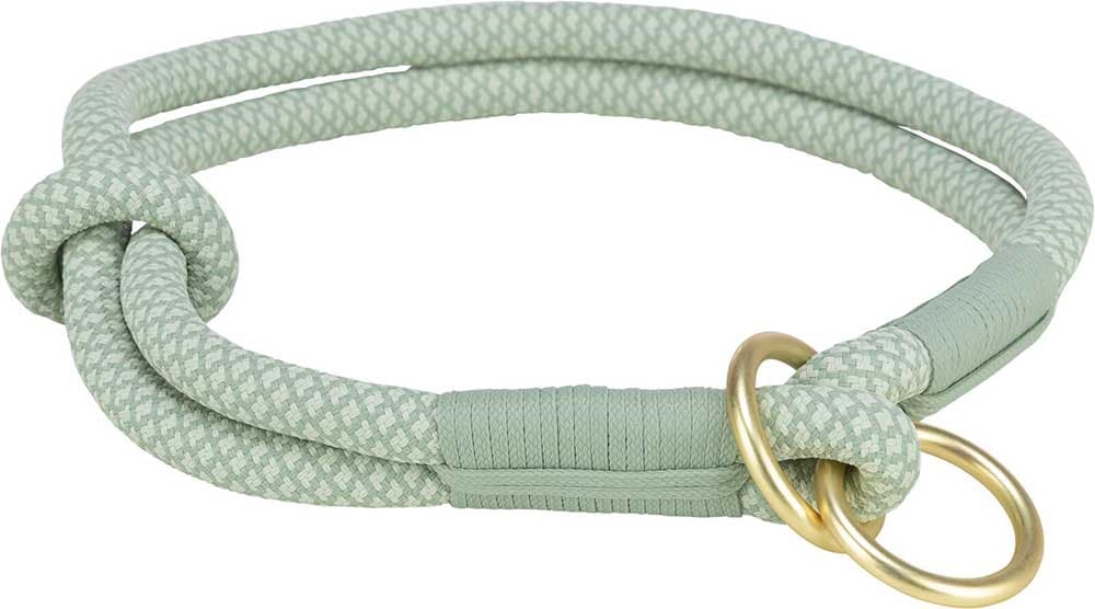 Ogrlica poludavilica za pse veličina S-M Soft Rope mint/sage Trixie 1984516