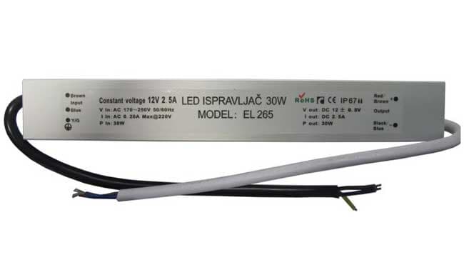 Elit+ LED Driver Napajanje za LED traku 30W EL 265