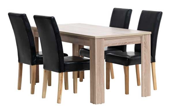 Trpezarijska garnitura Dely Sto i 4 stolice