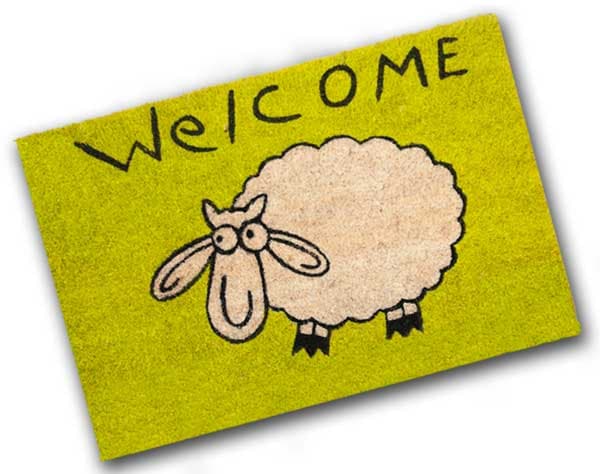Otirač Coco Style Sheep 40x60 406029