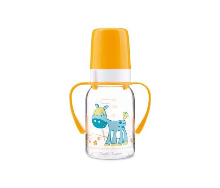 Canpol Flašica za bebe HAPPY ANIMALS 120ml sa ručkama 11/823
