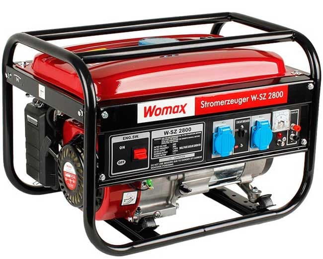 Benzinski agregat za struju Womax W-SZ 2800