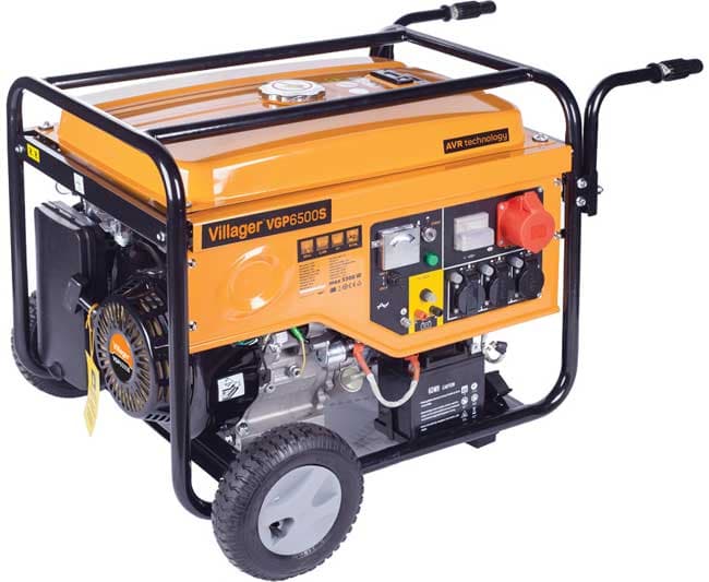 Benzinski agregat za struju sa trofaznom utičnicom Villager VGP 6500S 029195