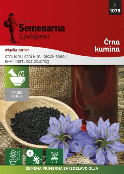 Seme za začinsko bilje - Crni kim - Nigella sativa 1078