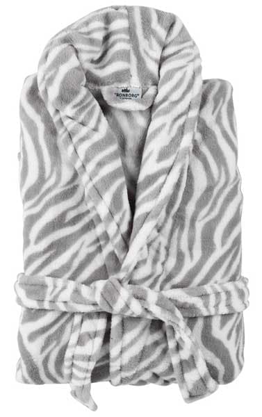 Kronborg Bade mantil Bersa veličina L/XL sivo bela