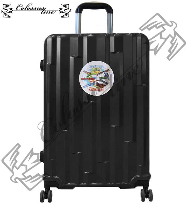 ABS Kofer sa točkićima i teleskopskom ručkom 23x38x56 GL-991 Crni