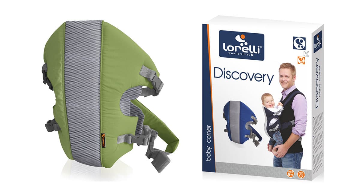 Lorelli Kengur nosiljka za bebe DISCOVERY Green