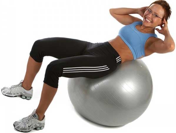 Lopta za pilates Silver 65cm 291358-S