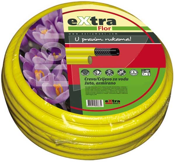 Baštensko crevo za zalivanje 50m 1/2 žuto TG1250