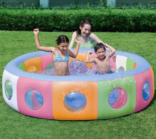 Dečiji bazen na naduvavanje sa prozorima Bestway 51064
