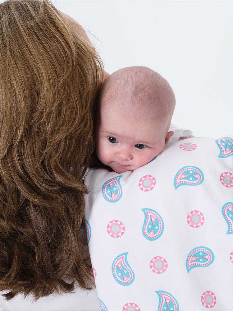 Višenamenske Bambus pelene set od 3 komada - roze