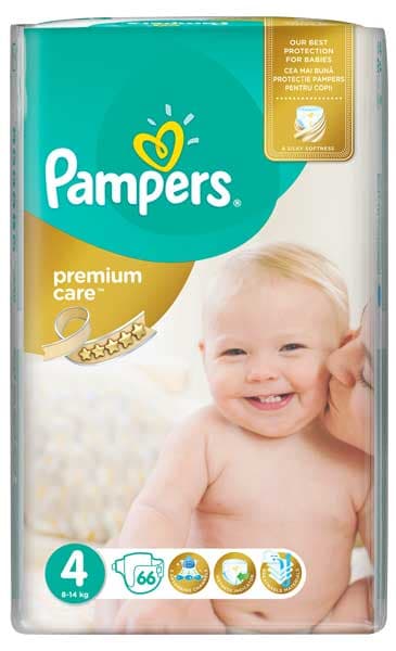 Pelene Pampers Premium Care JP4 maxi 8-14kg 66 kom.