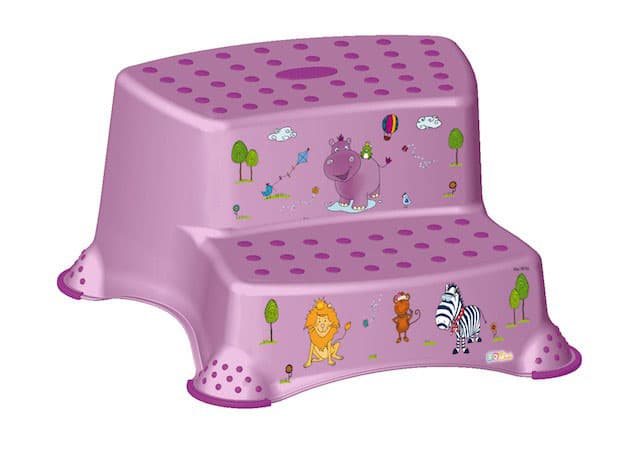 Dupli stepenik za decu Hippo ljubičasta OKT-1544