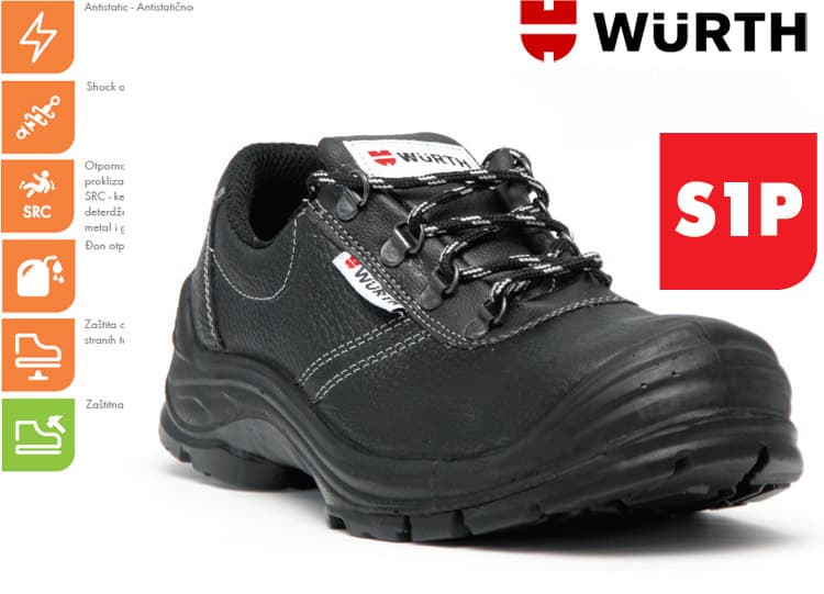 Wurth Bezbednosne cipele Pegazus S1P plitke vel. 47