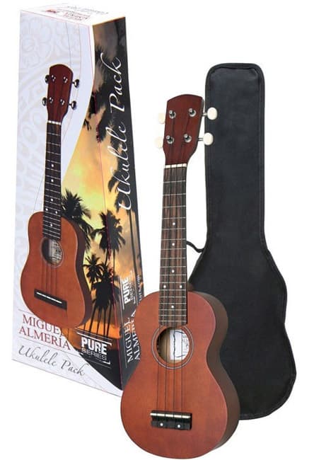 Gewa Pure Almeria sopran ukulele Pack Natural PS502820