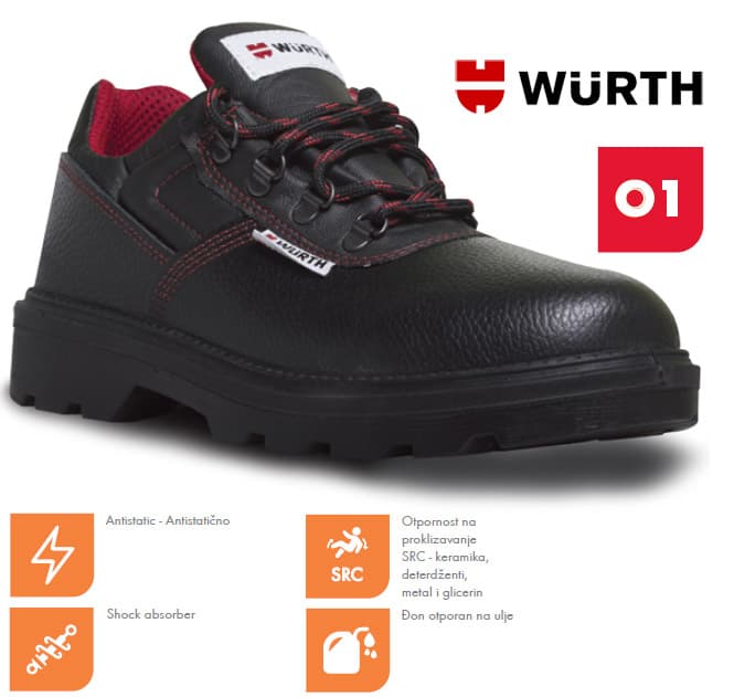 Wurth Radne cipele Tara O1 plitke vel. 40