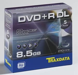 Double layer DVD+R 8.5GB DL box