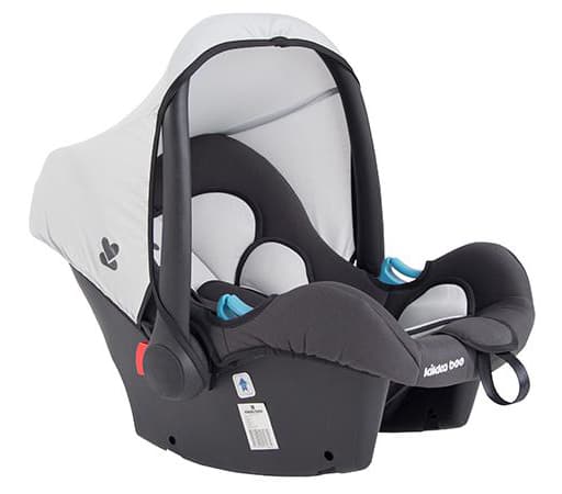 KIKKA BOO Autosedište BALI Grey 0-13kg