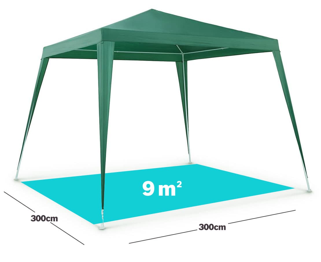 Paviljon Tenda 3 x 3 m Sun Star Green