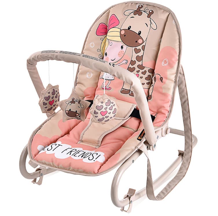 LORELLI Ležaljka za bebe TOP RELAX Pink Best Friends