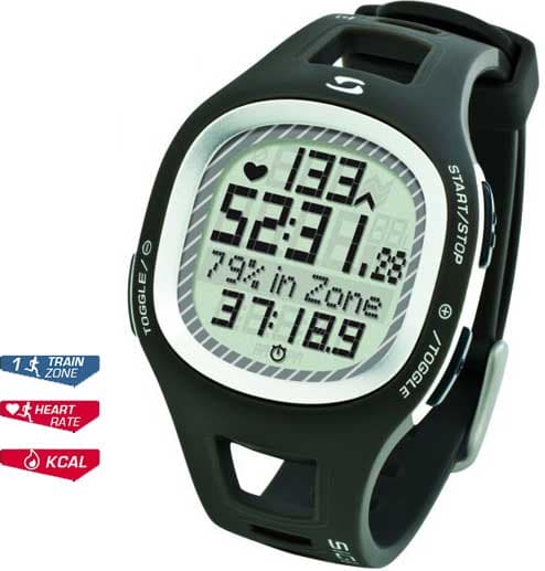 Sigma Pulsmetar sa satom i brojačem utrošenih kalorija PC 10.11 Sivi