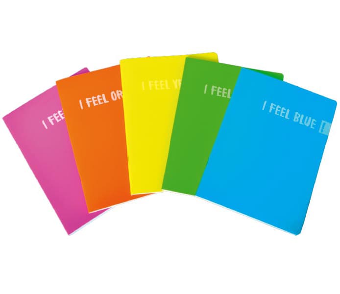 Sveske A5 blanko - pakovanje 10 komada I Feel Color