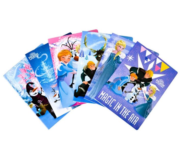 Velike sveske u široke linije 10 komada - Disney Frozen 32223