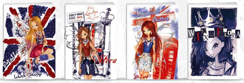 Deset A4 svezaka u kvadratiće Play - Winx Pretty Punk